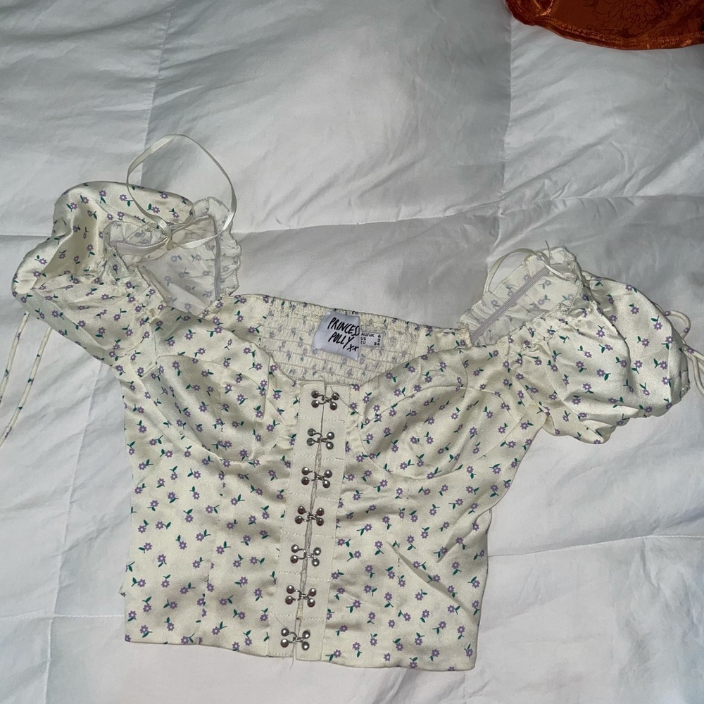 Princess polly allyson top yellow
